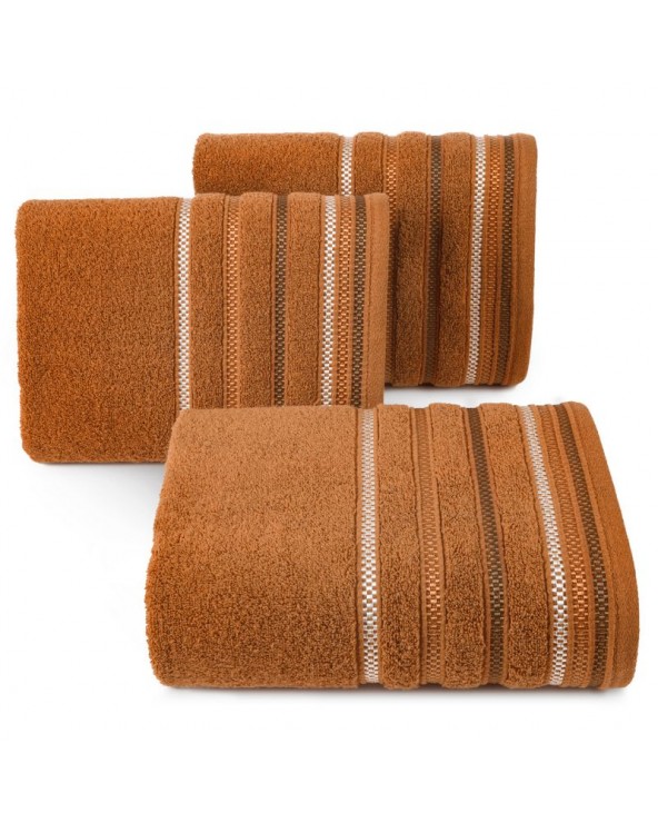 Ręcznik bawełna 70x140 Livia 3 ceglasty