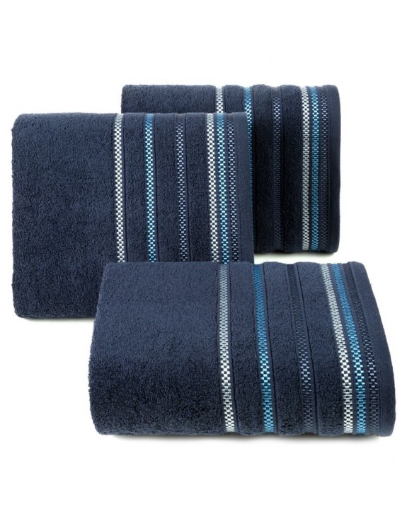 Ręcznik bawełna 70x140 Livia 3 granatowy