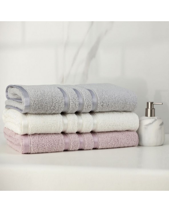 Ręcznik bawełna 30x50 Madi stalowy