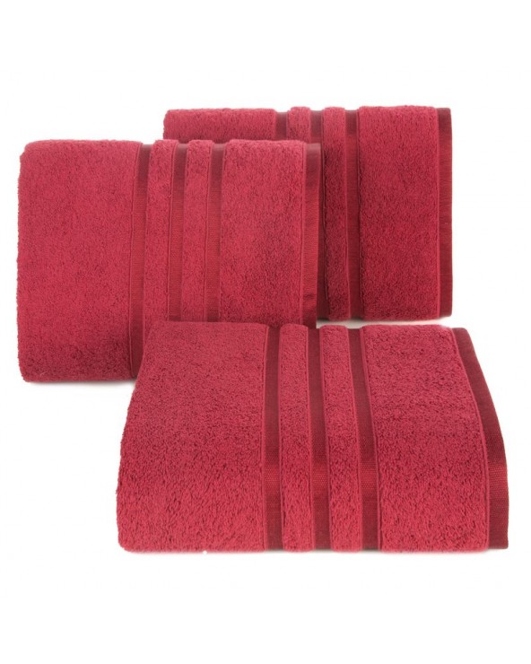 Ręcznik bawełna 70x140 Madi czerwony Eurofirany Ręcznik bawełna 70x140 Madi czerwony