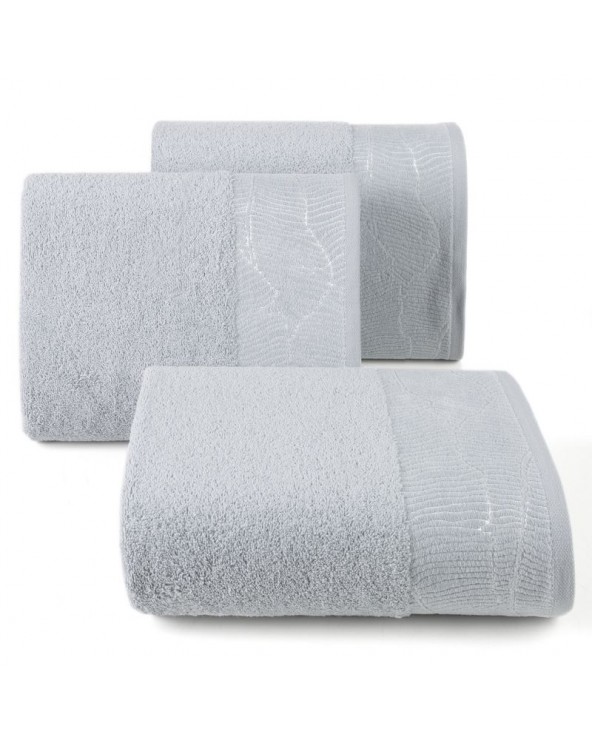 Ręcznik bawełna 70x140 Metalic srebrny