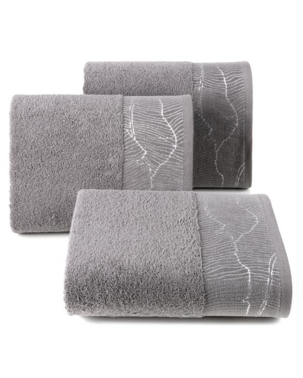 Ręcznik bawełna 70x140 Metalic stalowy