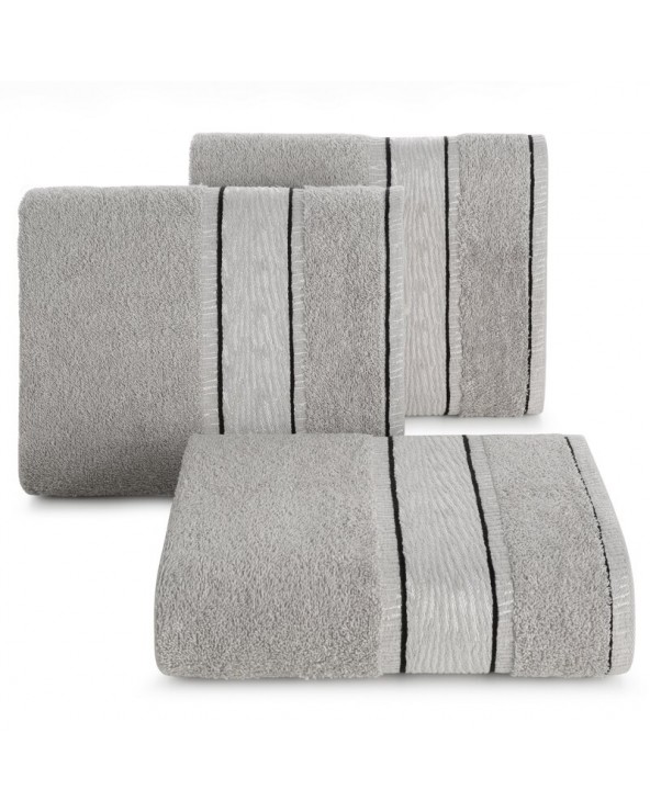 Ręcznik bawełna 50x90 Nikola stalowy