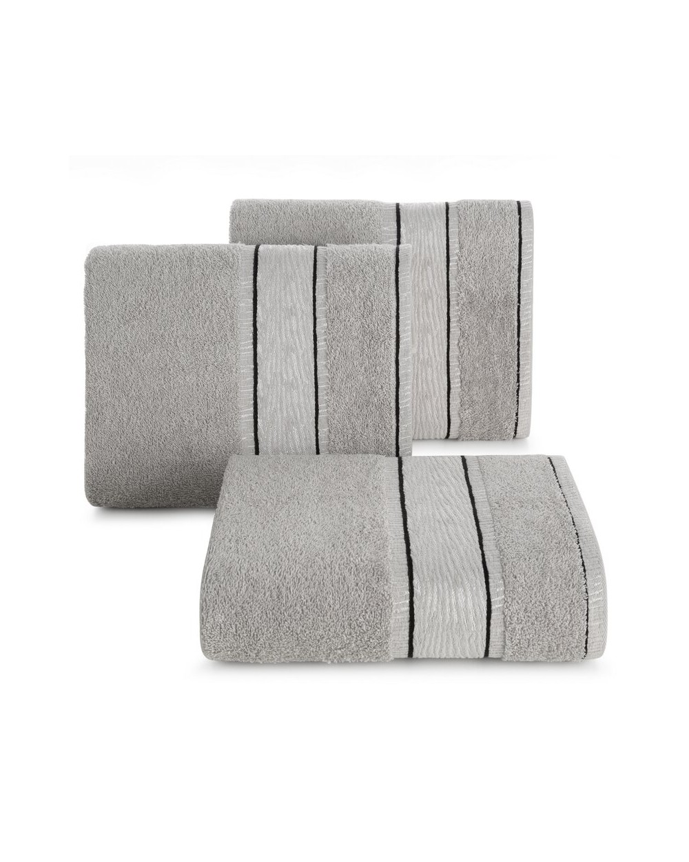 Ręcznik bawełna 50x90 Nikola stalowy