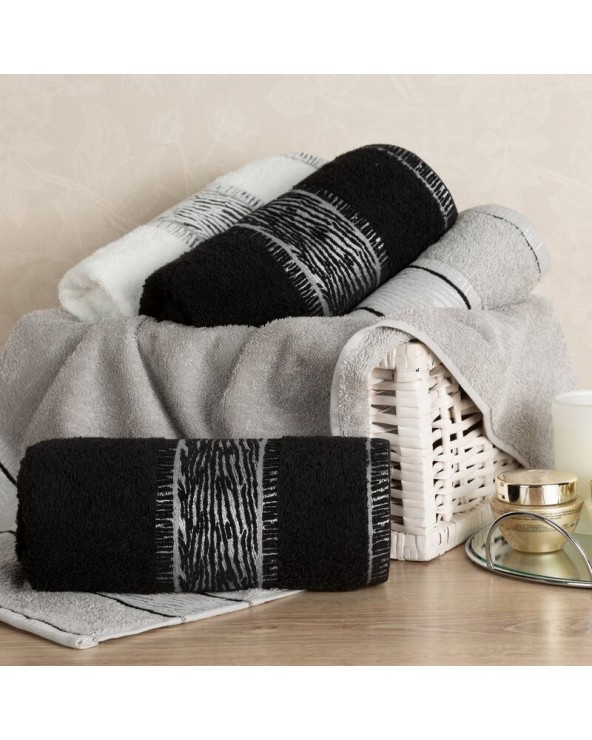 Ręcznik bawełna 50x90 Nikola stalowy