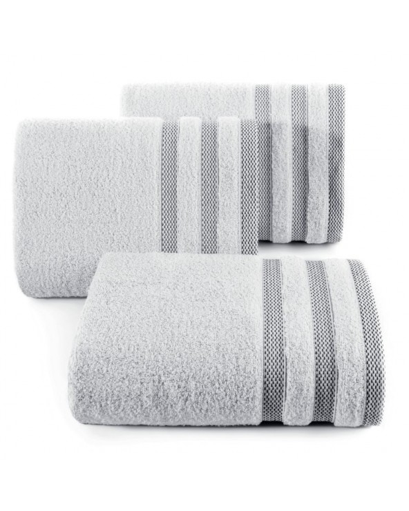 Ręcznik bawełna 70x140 Riki srebrny