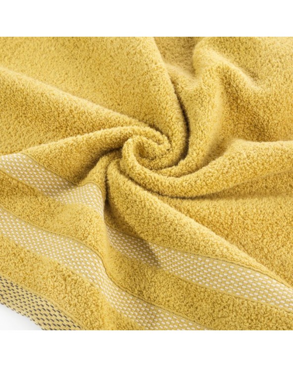 Ręcznik bawełna 70x140 Riki musztardowy Eurofirany Ręcznik bawełna 70x140 Riki musztardowy