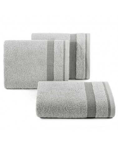 Ręcznik bawełna 50x90 Rodos ciemnosrebrny