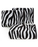 Ręcznik bawełna 70x140 Zebra czarny/biały