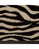 Ręcznik bawełna 70x140 Zebra czarny/beżowy