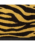 Ręcznik bawełna 50x90 Zebra czarny/miodowy