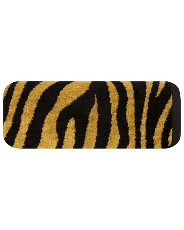 Ręcznik bawełna 70x140 Zebra czarny/miodowy