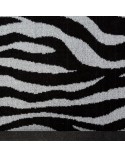 Ręcznik bawełna 50x90 Zebra czarny/stalowy