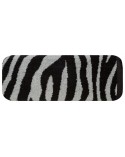 Ręcznik bawełna 70x140 Zebra czarny/stalowy