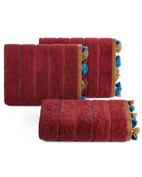 Ręcznik bawełna 50x90 Morocco bordowy