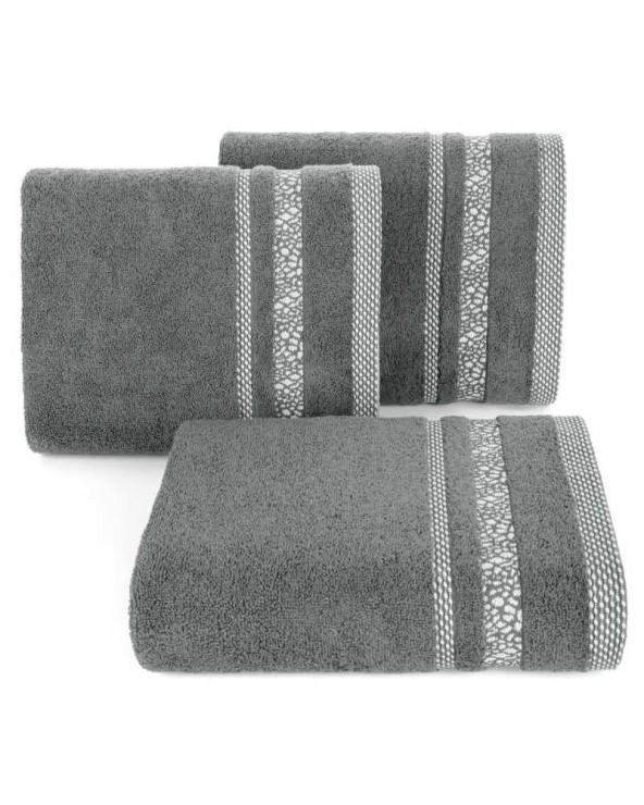 Ręcznik bawełna 70x140 Tessa stalowy