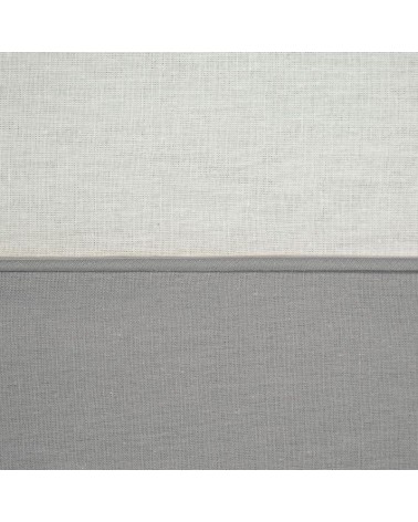 Pościel bawełna 160x200 + 2x70x80 Novad biała/stalowa Eurofirany