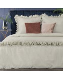 Pościel z falbanami 200x220 + 2x70x80 Venus 01B beżowa Eurofirany