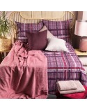 Pościel flanela bawełniana 160x200 + 2x70x80 Avinion 2 Eurofirany