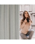 Zasłona płócienna 140x250 Amari beżowa Eurofirany