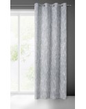 Zasłona płócienna 140X250 Anika stalowa Eurofirany