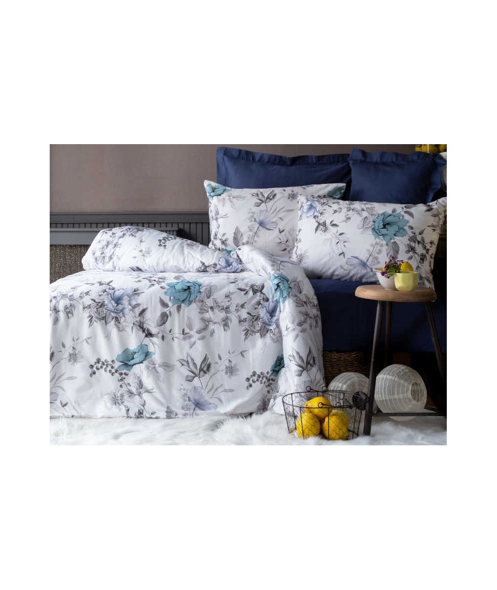 Pościel satyna bawełniana Laterna 200x220 + 2x70x80 Luxury
