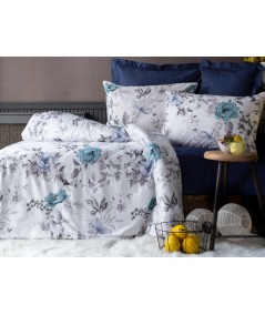 Pościel satyna bawełniana Laterna 200x220 + 2x70x80 Luxury
