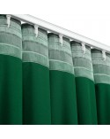 Zasłona welwetowa 140x300 Madlen ciemnozielona Eurofirany