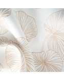 Zasłona zaciemniająca 140X250 Marigold biała/złota Eurofirany