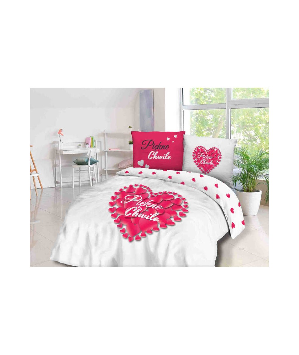 Pościel bawełna Panelove 200x220 + 2x70x80 z zamkiem 61467-1