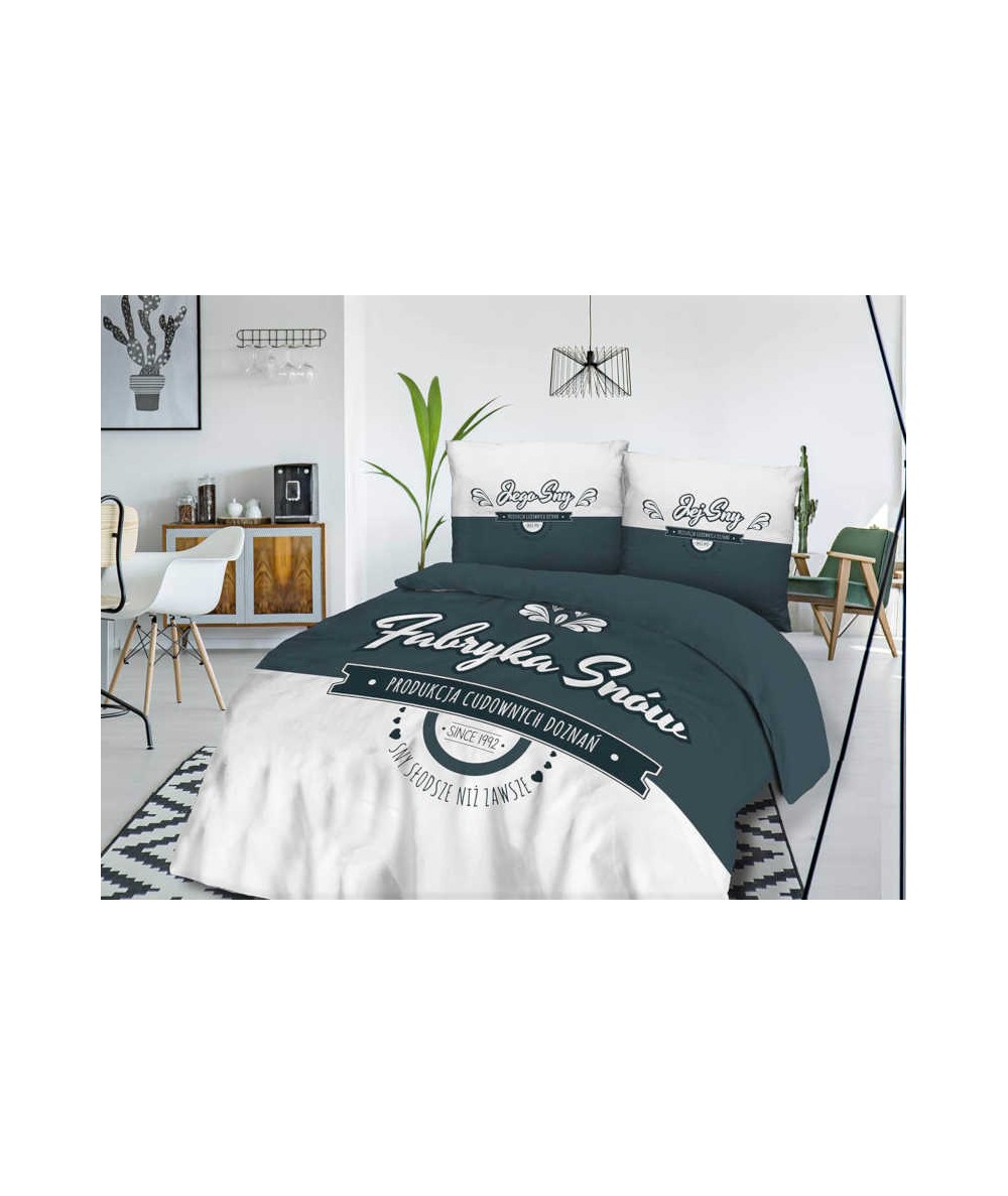 Pościel bawełna Panelove 200x220 + 2x70x80 z zamkiem 61471-1