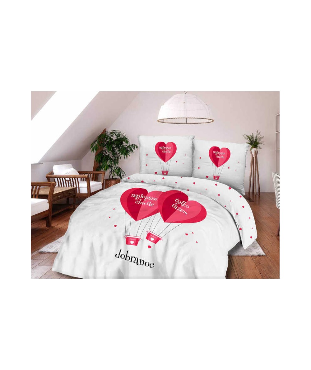 Pościel bawełna Panelove 200x220 + 2x70x80 z zamkiem 61474-1
