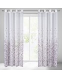 Zasłona 140x250 Noemi biała/fioletowa Eurofirany