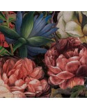 Zasłona welwetowa 140X270 Peonia bordowa Eurofirany