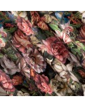 Zasłona welwetowa 140X270 Peonia bordowa Eurofirany