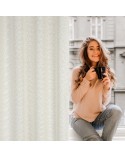 Zasłona płócienna 140x260 Sandi kremowa Eurofirany