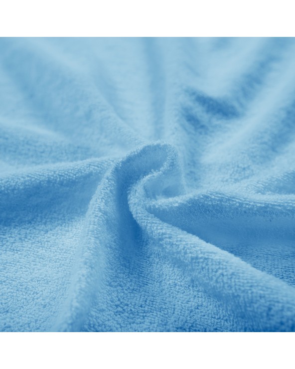 Prześcieradło bawełna frotte 140x200x20 z gumką niebieskie Darymex