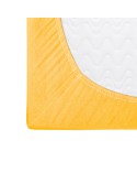 Prześcieradło bawełna jersey 160x200x20 z gumką żółtko Darymex