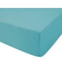 Prześcieradło bawełna jersey 60x120x5 z gumką turkusowe Darymex