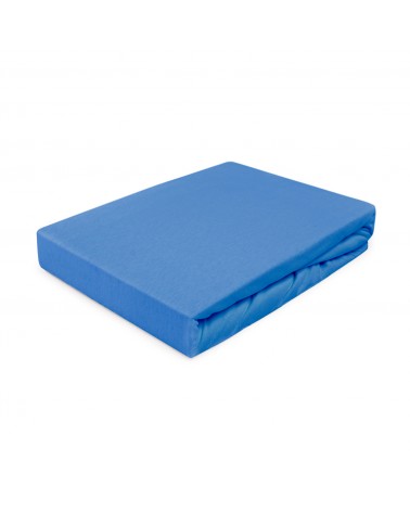 Prześcieradło bawełna jersey 70x140x5 z gumką chabrowe Darymex