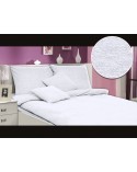 Pościel frotte 160x200 + 2x70x80 biała Darymex