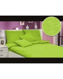 Pościel frotte 160x200 + 2x70x80 nowa zieleń Darymex