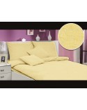 Pościel frotte 160x200 + 2x70x80 kremowa Darymex
