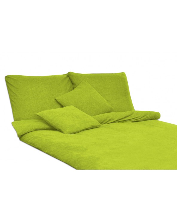 Pościel frotte 160x200 + 2x70x80 limonka Darymex Pościel frotte 160x200 + 2x70x80 limonka Darymex