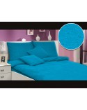 Pościel frotte 200x220 + 2x70x80 turkusowa Darymex