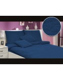 Pościel frotte 200x220 + 2x70x80 chabrowa Darymex
