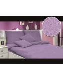 Pościel frotte 200x220 + 2x70x80 wrzosowa Darymex