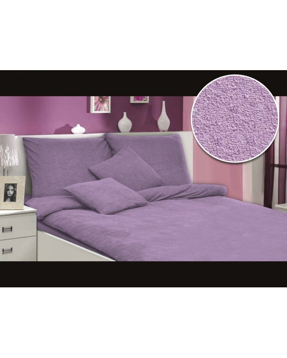 Pościel frotte 200x220 + 2x70x80 wrzosowa Darymex