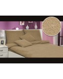Pościel frotte 200x220 + 2x70x80 beżowa Darymex