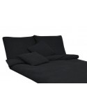 Pościel frotte 200x220 + 2x70x80 czarna Darymex